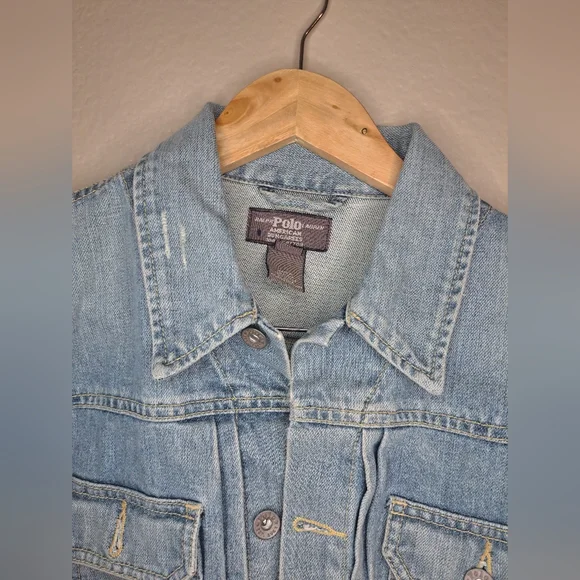 Polo Ralph Lauren Light Blue Jean Jacket - Picture 2 of 8